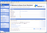 Welcome View of Email Marketer.